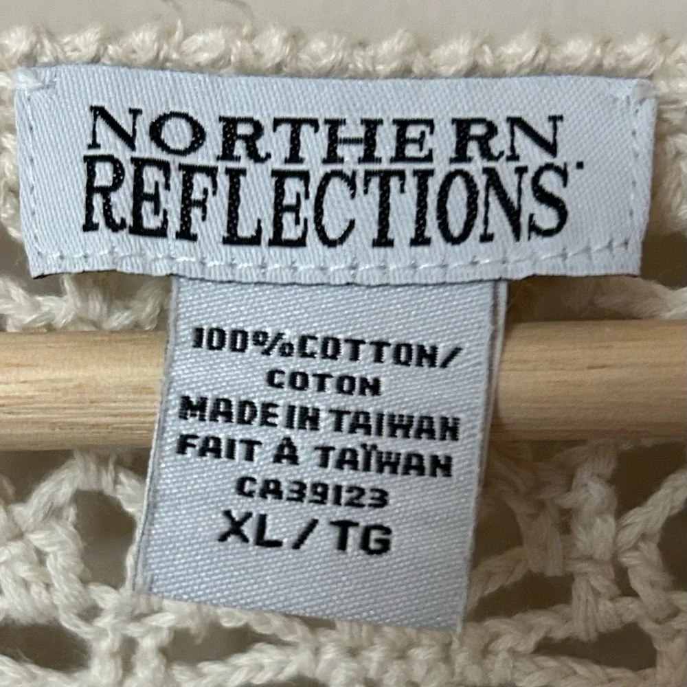 Vintage Northern Reflections Cream Open-Knit Cardigan - Picture 3 of 15